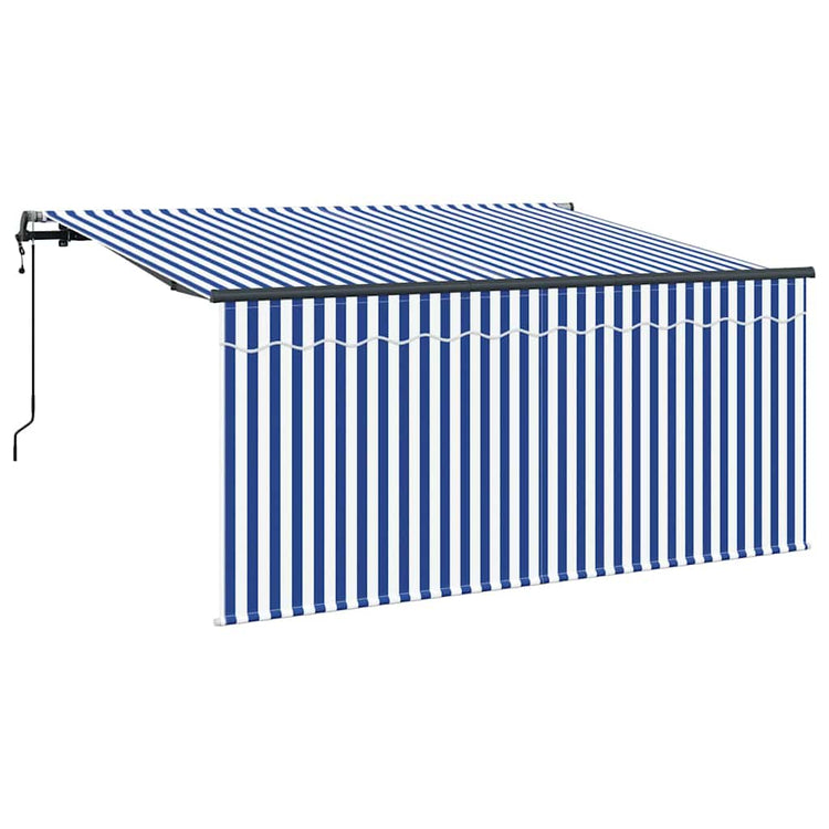 Vidaxx parasol pliable bleu et blanc 300 x 200 cm
