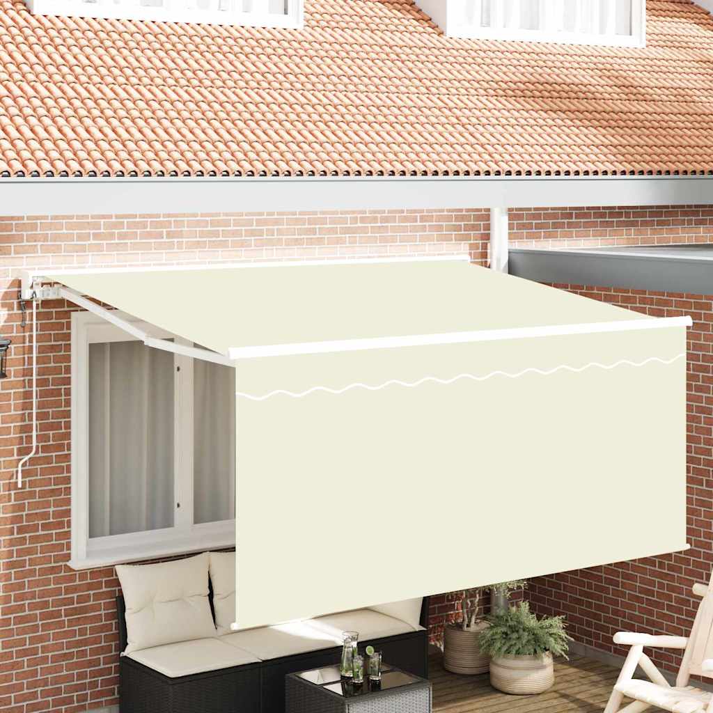 Vidaxx parasol pliable crème 300 x 200 cm