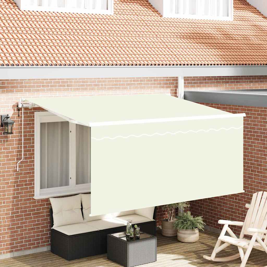Vidaxx parasol pliable crème 300 x 200 cm