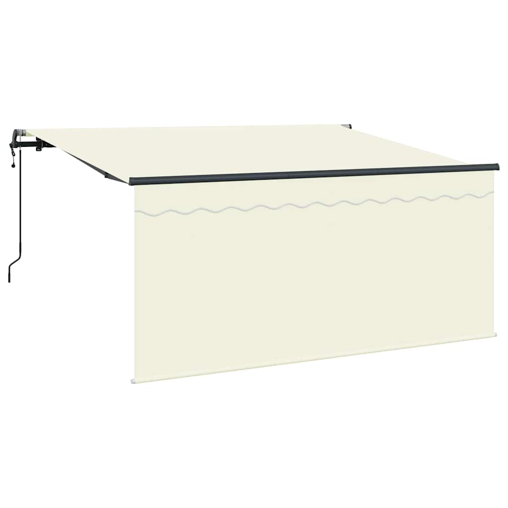 Vidaxx parasol pliable crème 300 x 200 cm en tissu