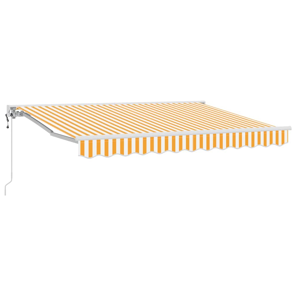 Vidaxx parasol pliable jaune et blanc 300 x 200 cm