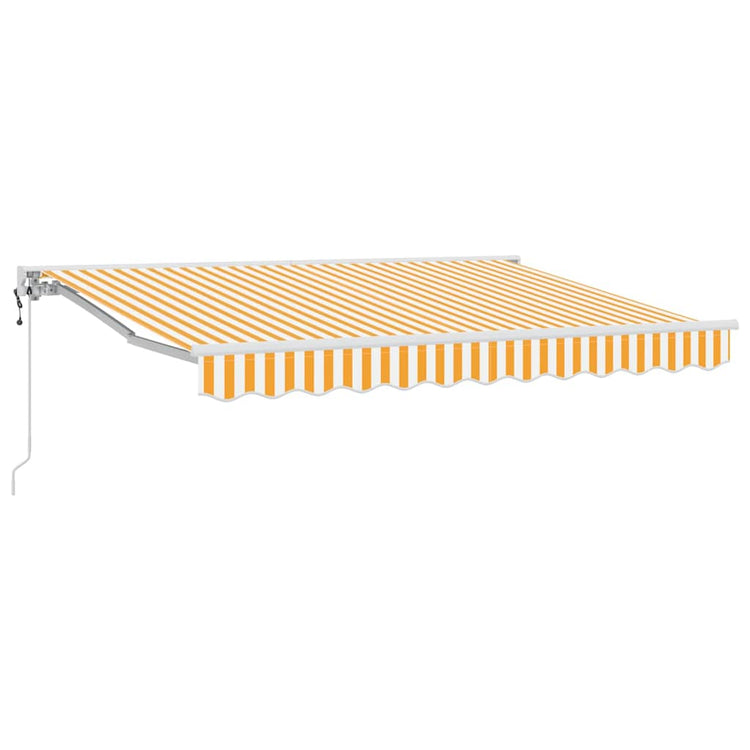 Vidaxx parasol pliable jaune et blanc 300 x 200 cm