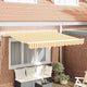 Vidaxx parasol pliable jaune 300 x 200 cm en tissu