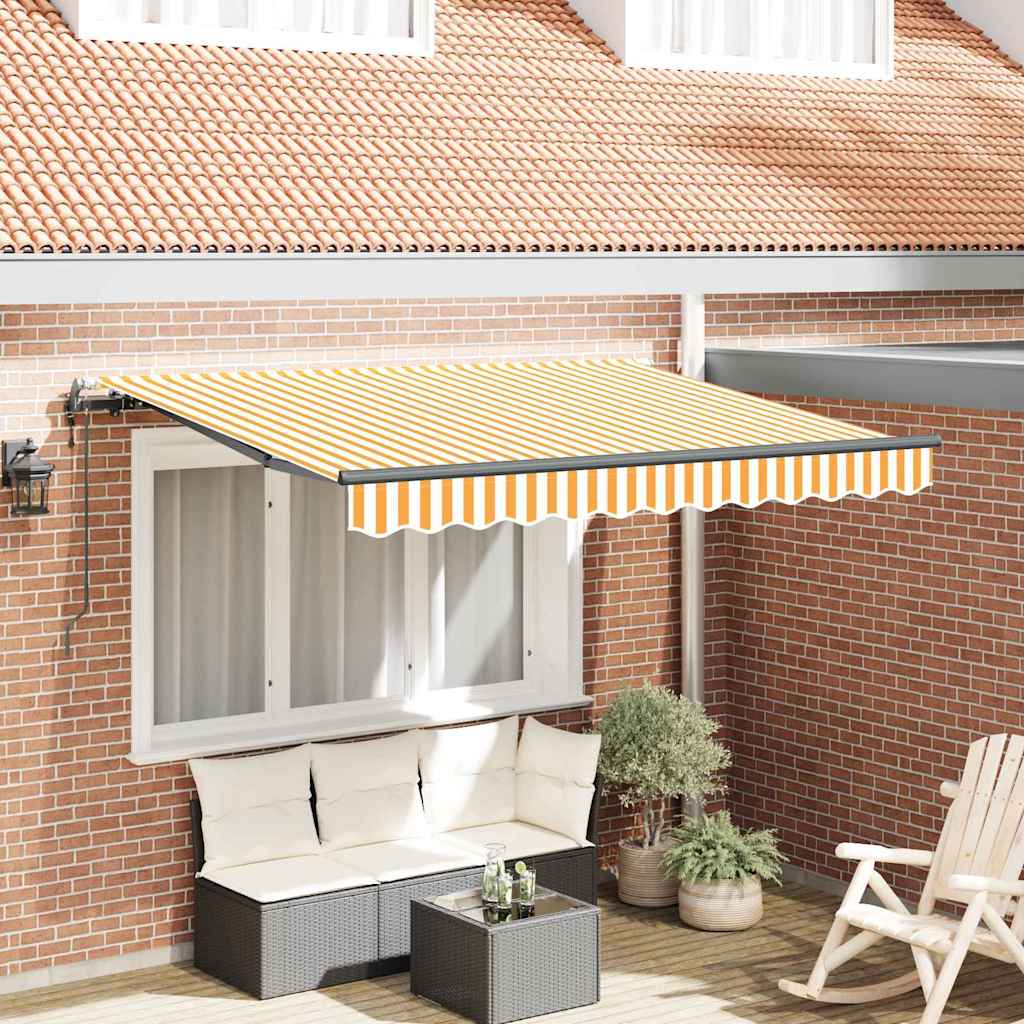 Vidaxx parasol pliable jaune 300 x 200 cm en tissu