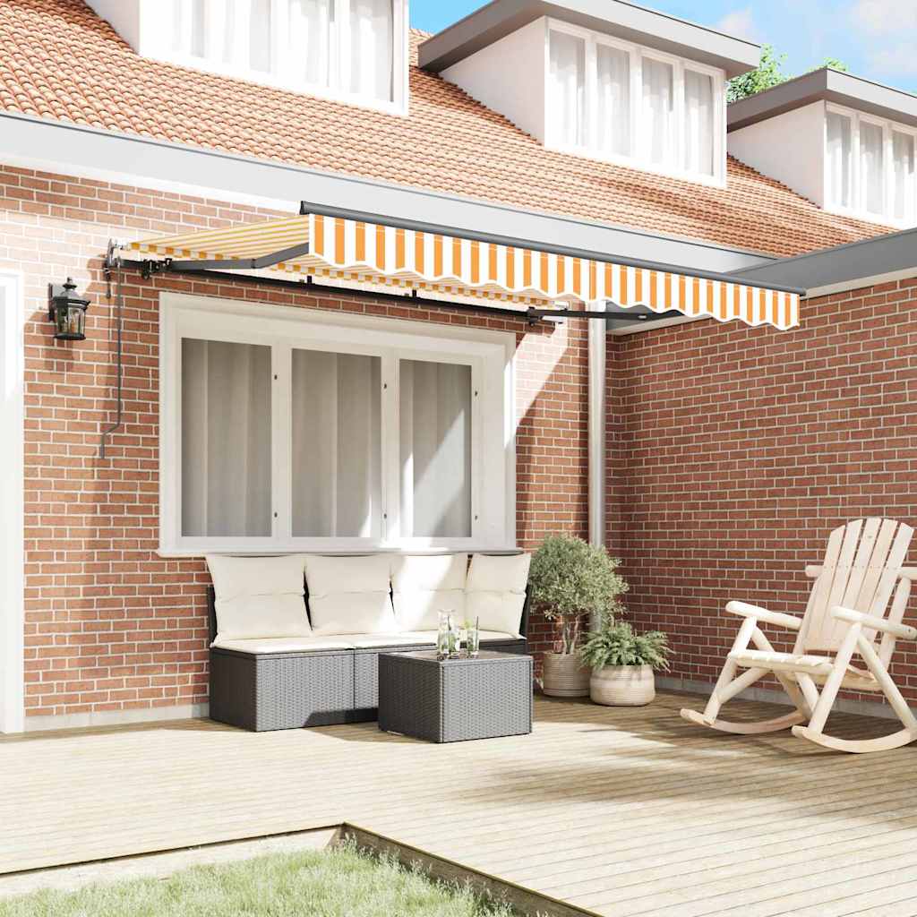 Vidaxx parasol pliable jaune 300 x 200 cm en tissu