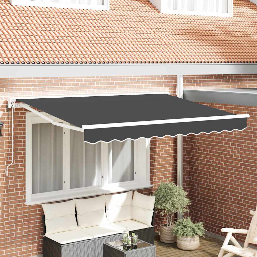 Auvent pliable Vidaxx anthracite 300 x 200 cm