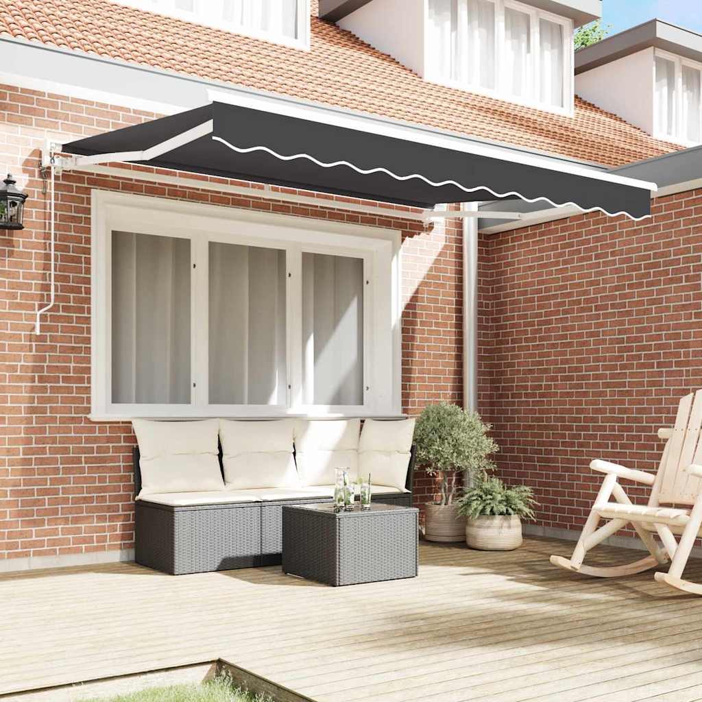 Auvent pliable Vidaxx anthracite 300 x 200 cm