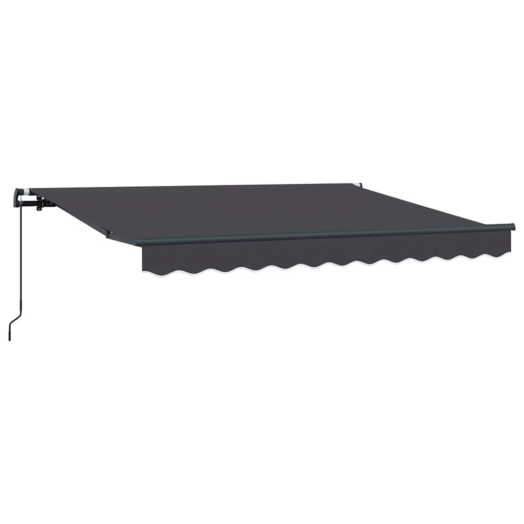 Vidaxx auvent pliable anthracite 300 x 200 cm tissu