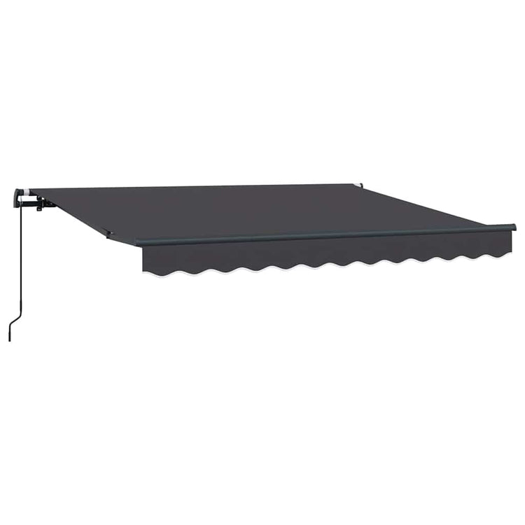 Vidaxx auvent pliable anthracite 300 x 200 cm tissu