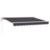 Vidaxx auvent pliable anthracite 300 x 200 cm tissu