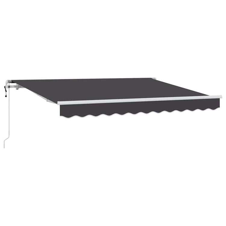 Vidaxx auvent pliable anthracite 300 x 200 cm tissu