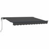 Vidaxx auvent pliable anthracite 300 x 200 cm tissu