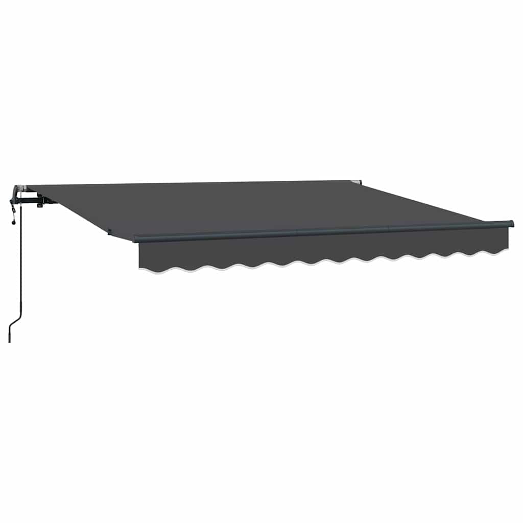 Vidaxx auvent pliable anthracite 300 x 200 cm tissu
