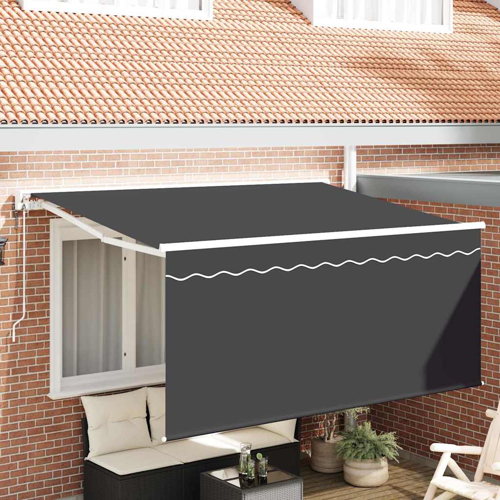 Auvent pliable Vidaxx anthracite 300 x 200 cm