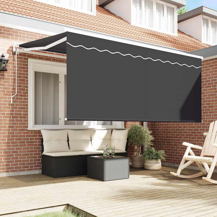 Auvent pliable Vidaxx anthracite 300 x 200 cm