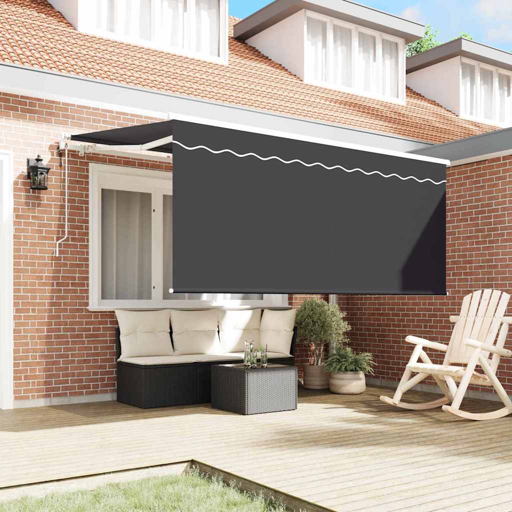 Auvent pliable Vidaxx anthracite 300 x 200 cm