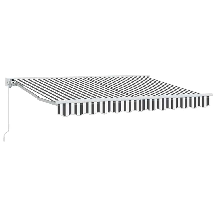 Vidaxx parasol pliable anthracite et blanc 300 x 200 cm