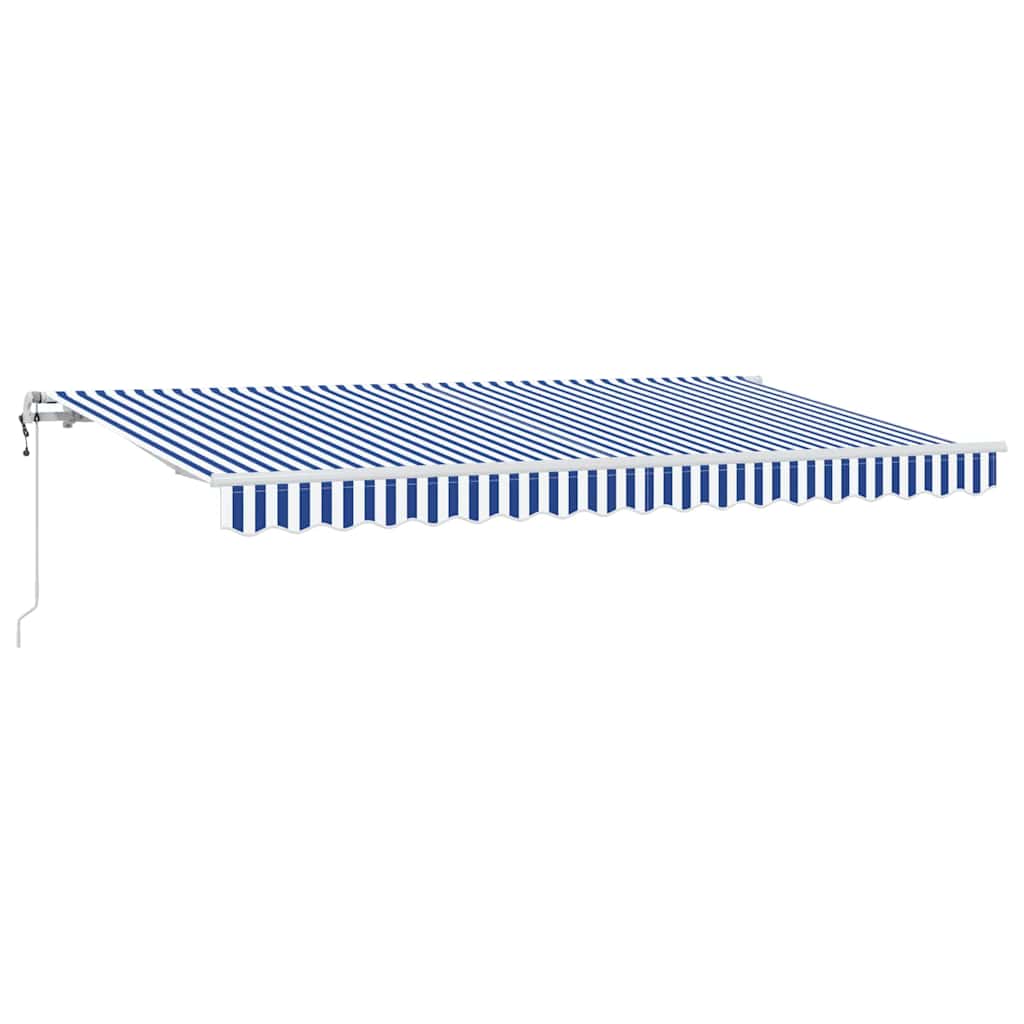 Vidaxx parasol pliable bleu 350 x 200 cm en tissu