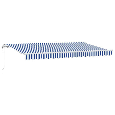 Vidaxx parasol pliable bleu 350 x 200 cm en tissu