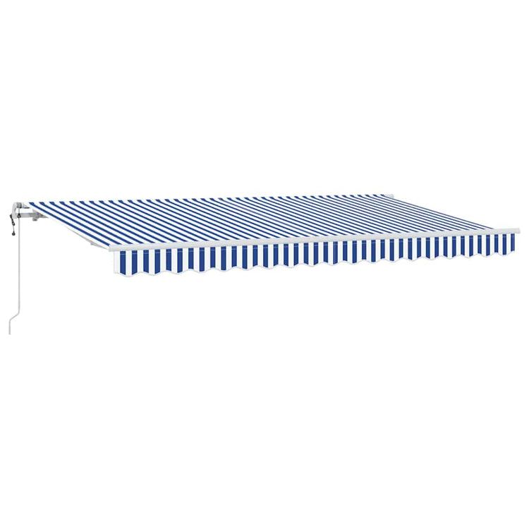 Vidaxx parasol pliable bleu 350 x 200 cm en tissu