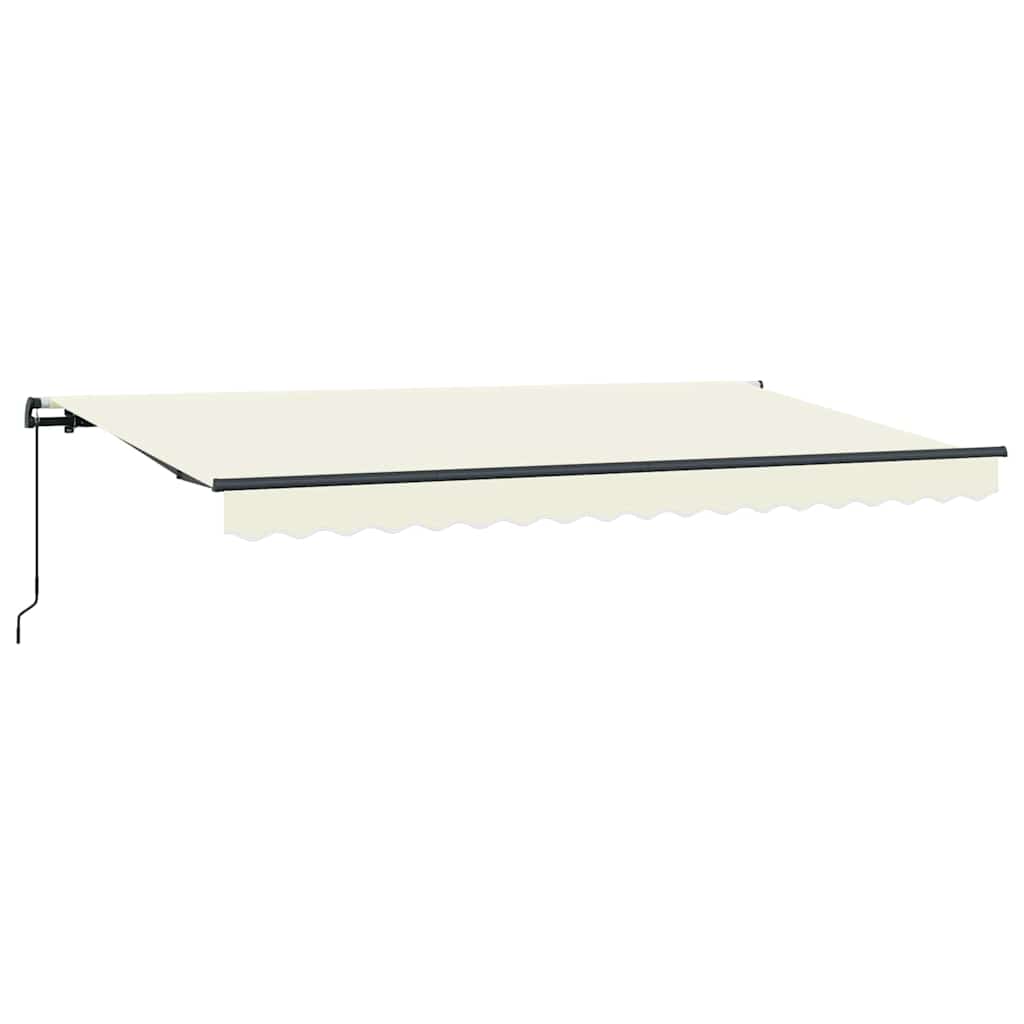 Vidaxx parasol pliable crème 350 x 200 cm en tissu