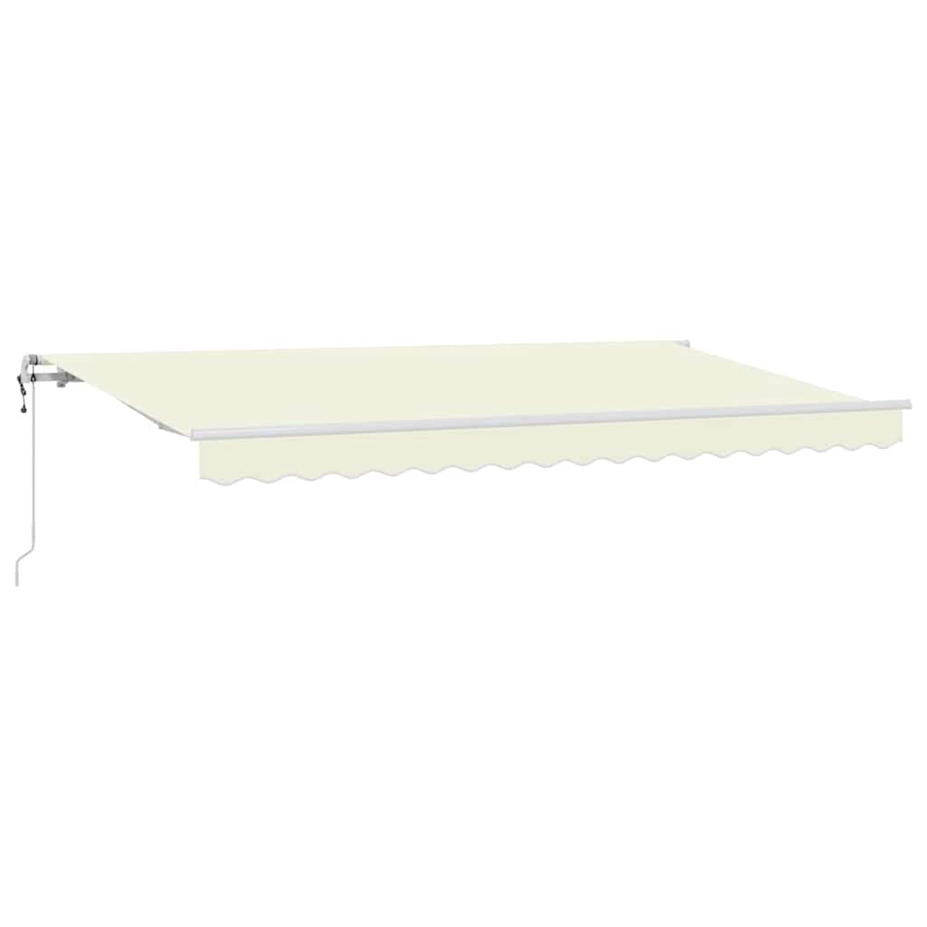 Vidaxx parasol pliable crème 350 x 200 cm en tissu