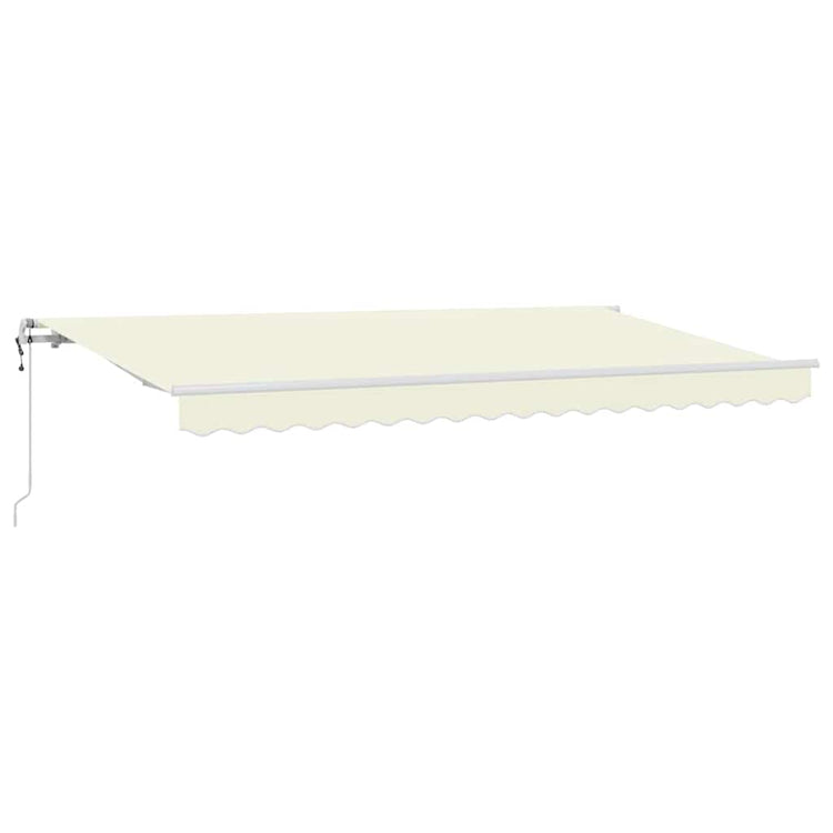 Vidaxx parasol pliable crème 350 x 200 cm en tissu