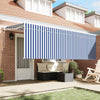 Vidaxx parasol pliable bleu 350 x 200 cm en tissu