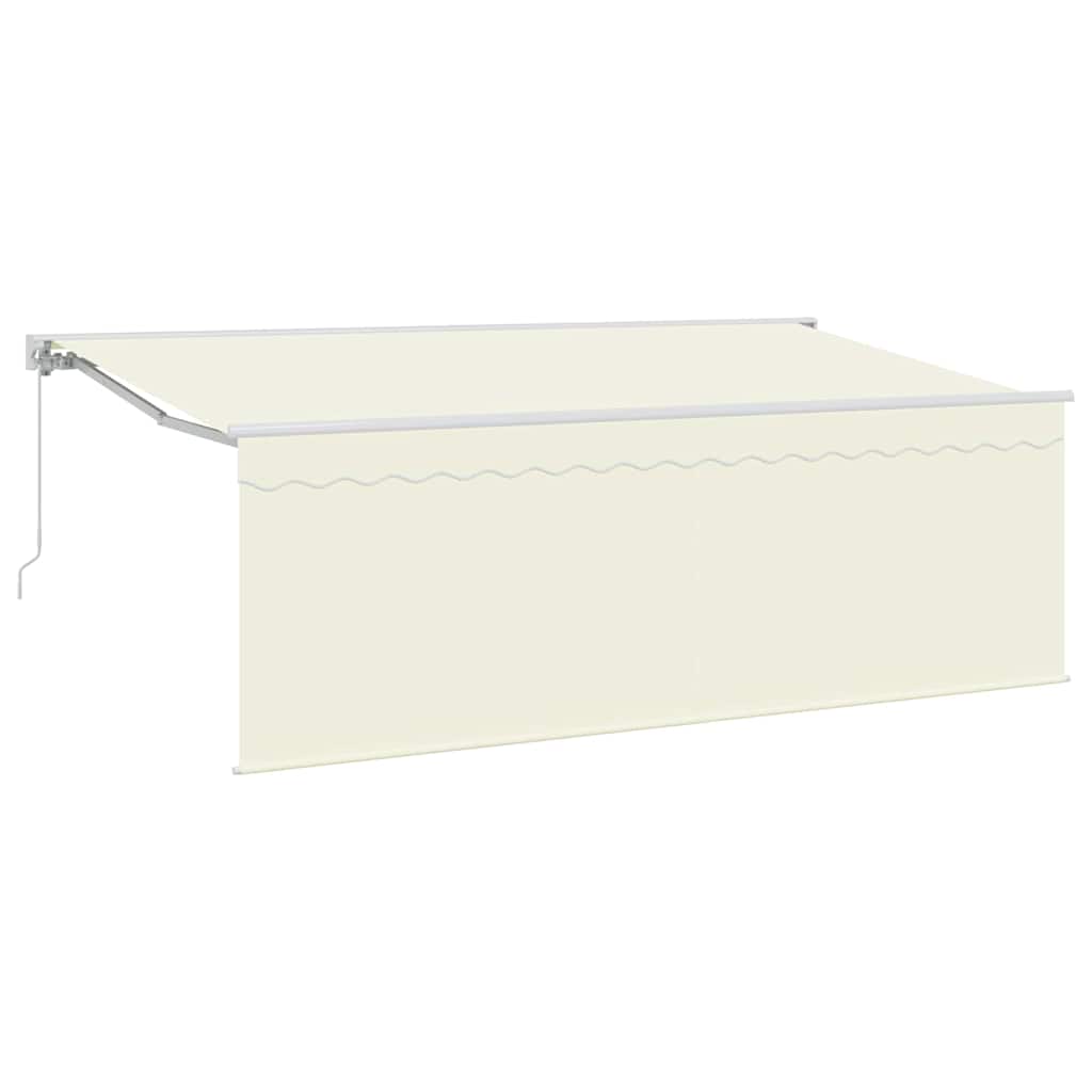 Vidaxx parasol pliable crème 350 x 200 cm