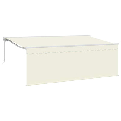 Vidaxx parasol pliable crème 350 x 200 cm