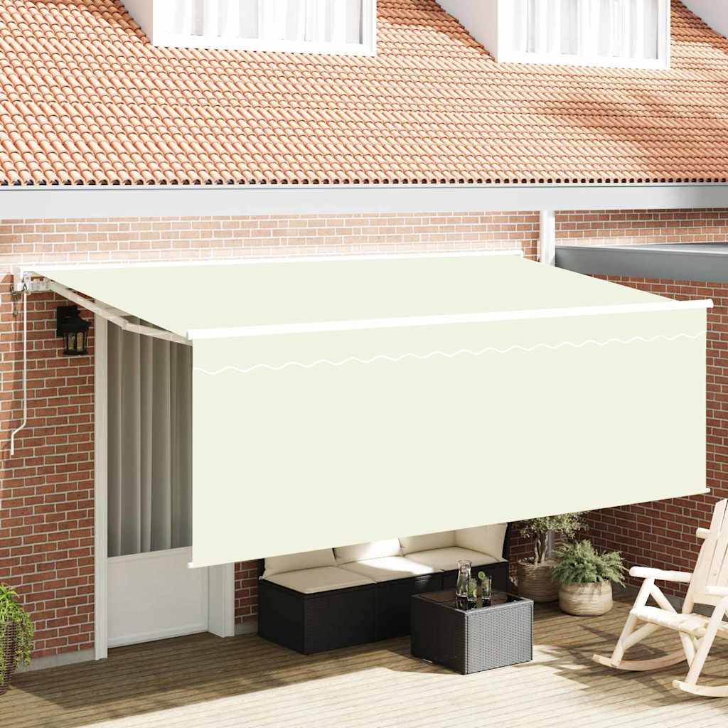 Vidaxx parasol pliable crème 350 x 200 cm