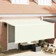 Vidaxxl parasol avec écran crème 350 x 200 x 120 cm tissu et métal