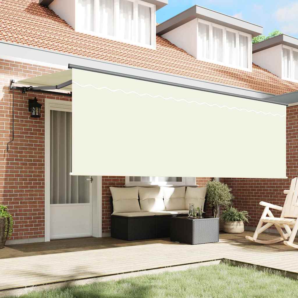 Vidaxx parasol pliable crème 350 x 200 cm