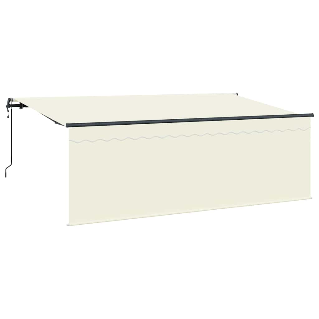 Vidaxx parasol pliable crème 350 x 200 cm