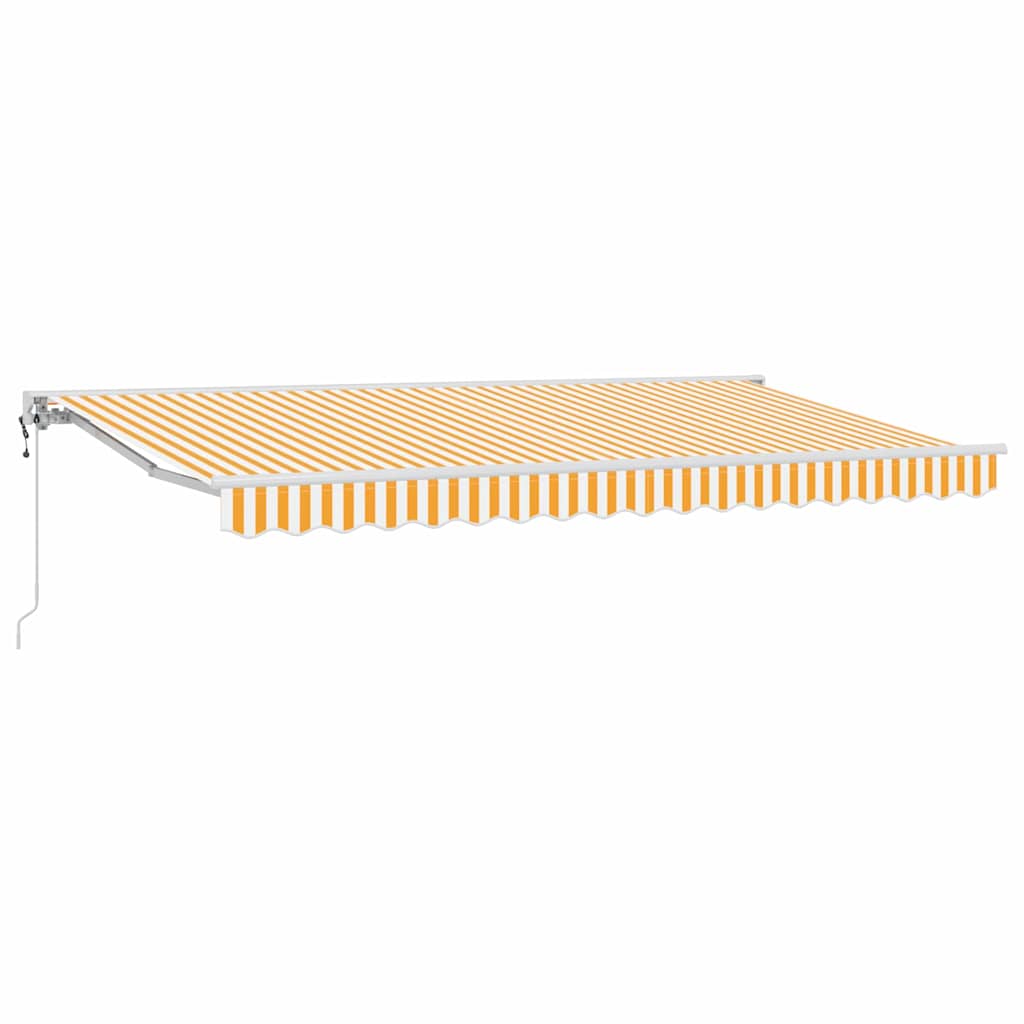 Vidaxx parasol pliable jaune et blanc 350 x 200 cm