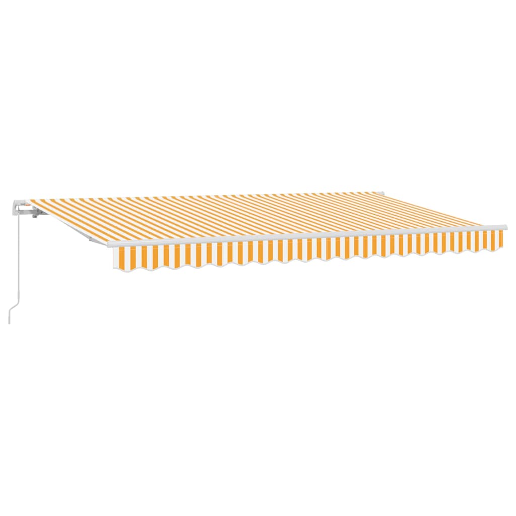 Vidaxx parasol pliable jaune 350 x 200 cm en tissu