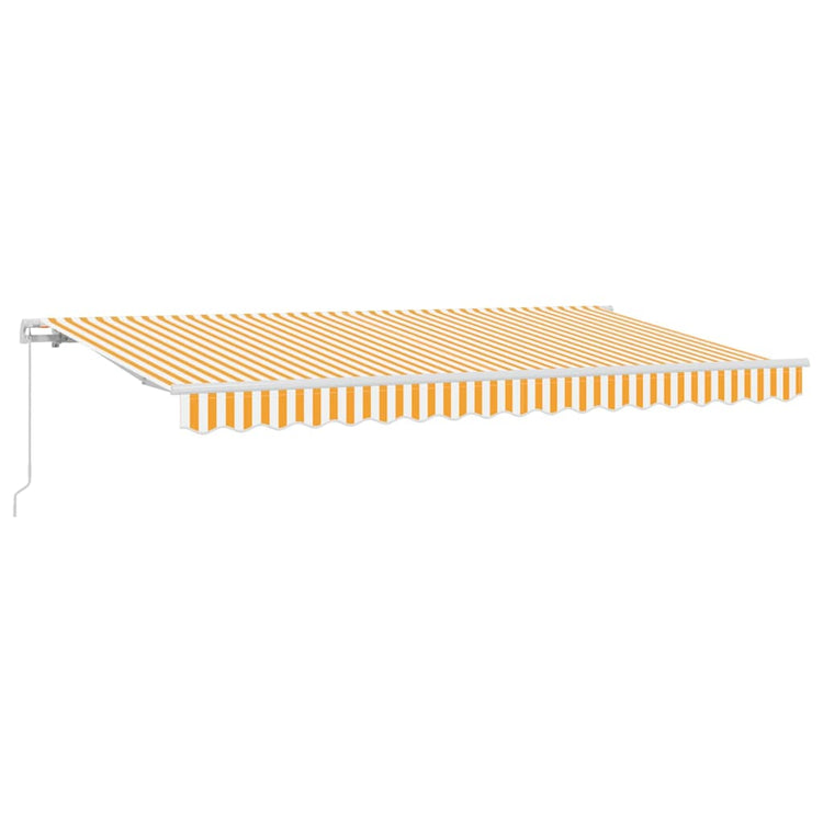 Vidaxx parasol pliable jaune 350 x 200 cm en tissu