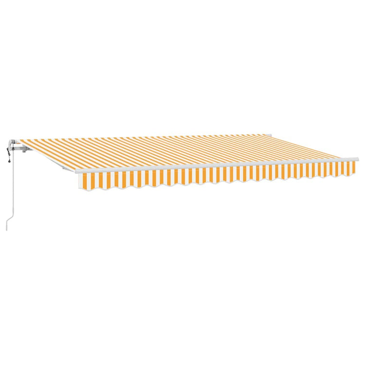 Vidaxx parasol pliable jaune 350 x 200 cm en tissu