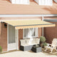 Vidaxx parasol pliable jaune 350 x 200 cm en tissu