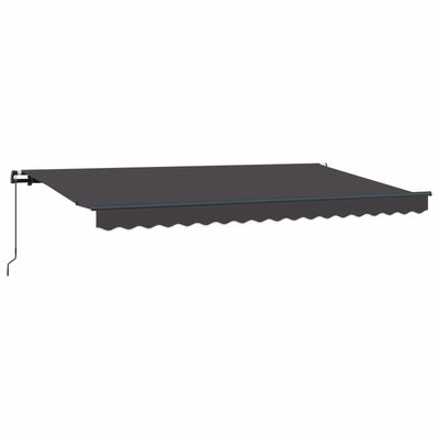 Vidaxx auvent pliable anthracite 350 x 200 cm tissu