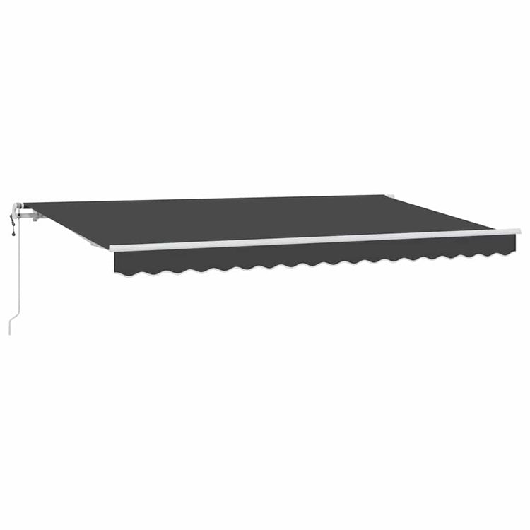 Vidaxx auvent pliable anthracite 350 x 200 cm tissu