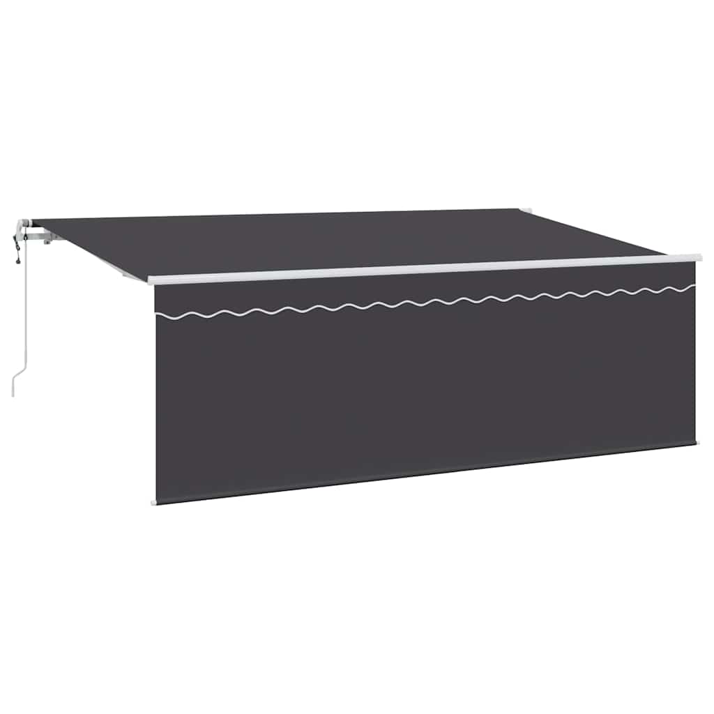 Auvent pliable Vidaxx anthracite 350 x 200 cm