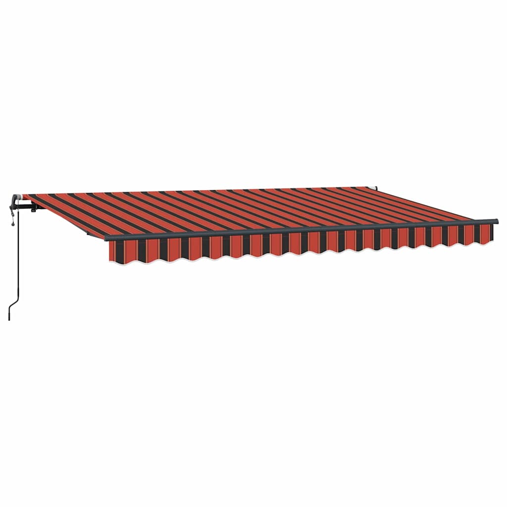 Vidaxx parasol pliable orange 350 x 200 cm en tissu