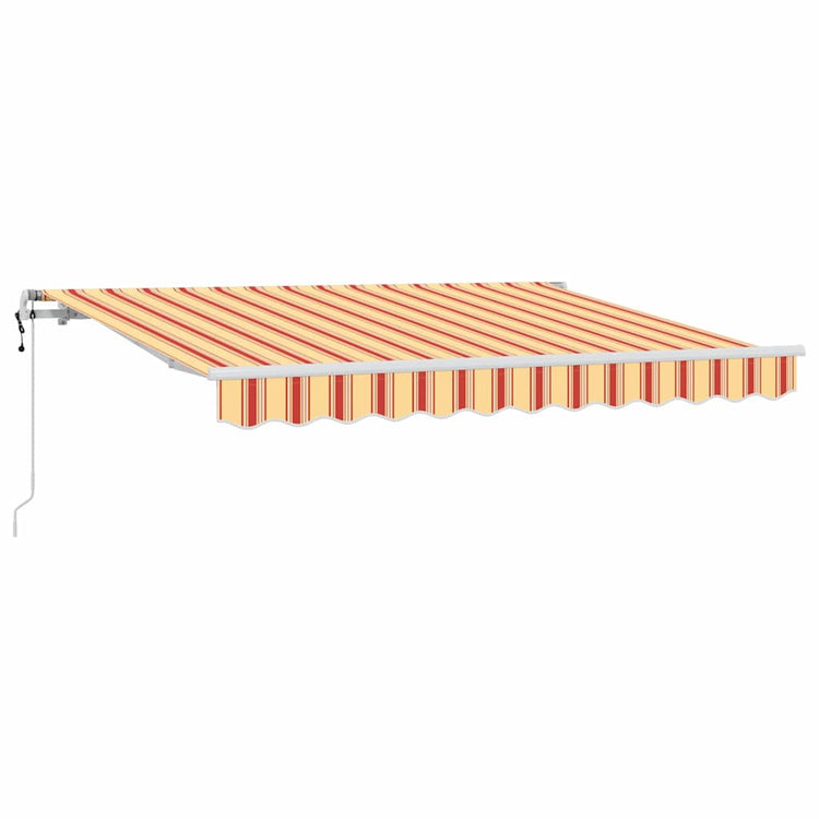 Vidaxx parasol pliable jaune 350 x 200 cm en tissu