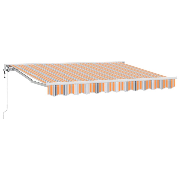 Vidaxx parasol pliable bleu et orange 350 x 200 cm