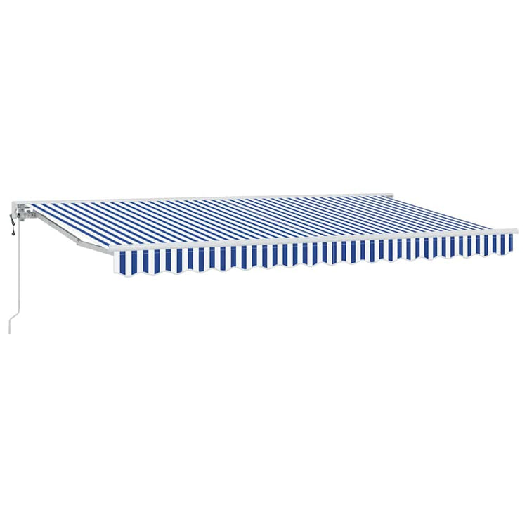 Vidaxx parasol pliable bleu et blanc 400 x 200 cm