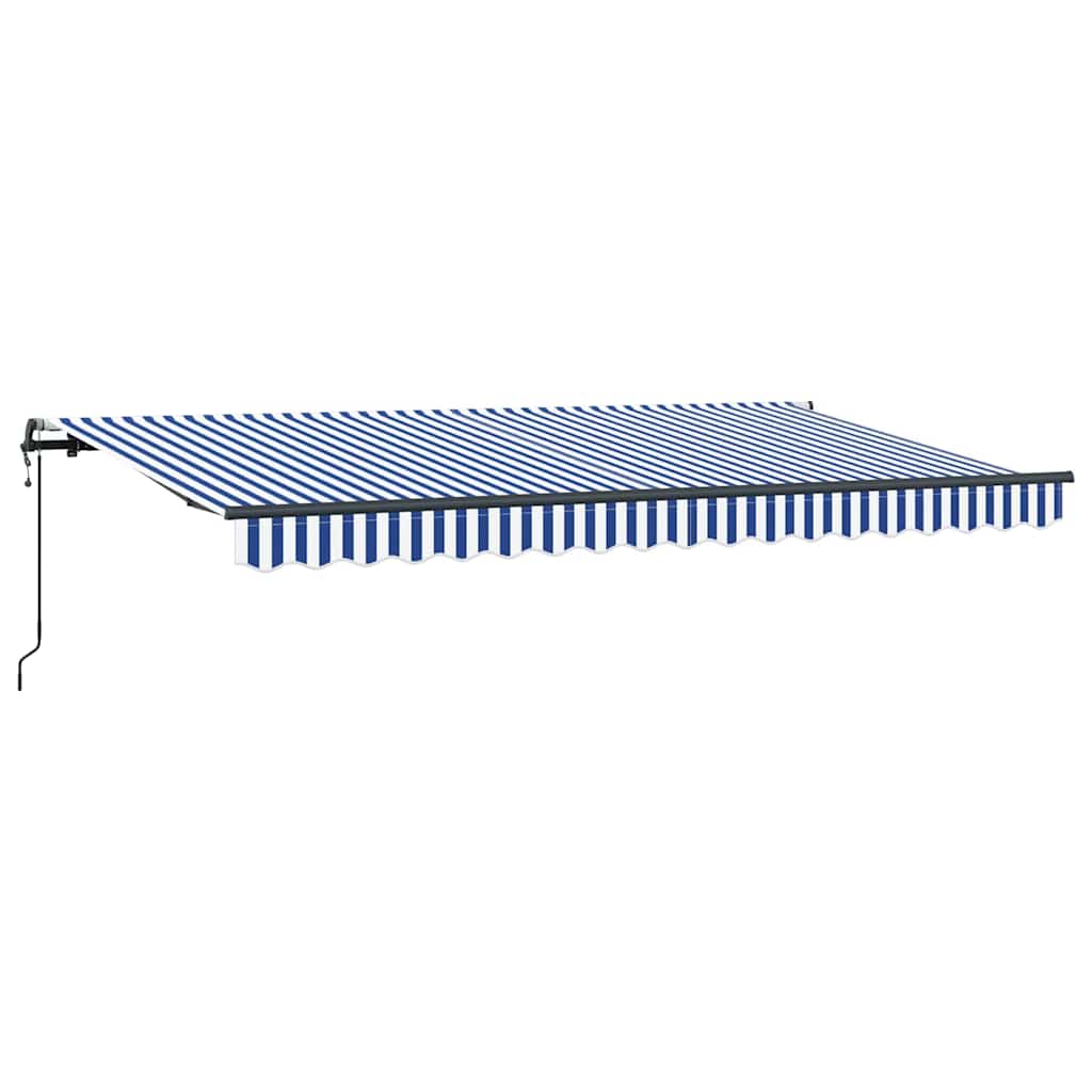 Vidaxx parasol pliable bleu 400 x 200 cm en tissu