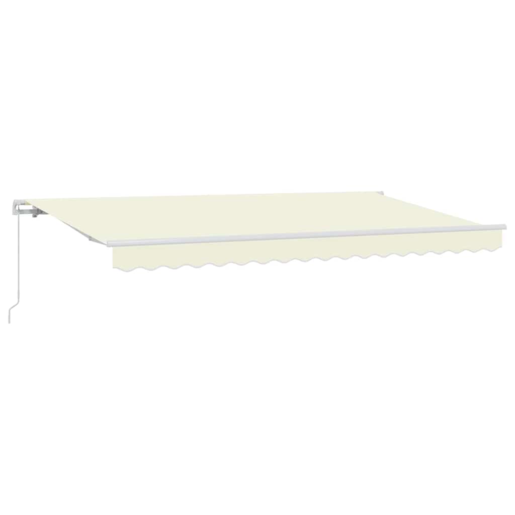 Vidaxx parasol pliable crème 400 x 200 cm en tissu
