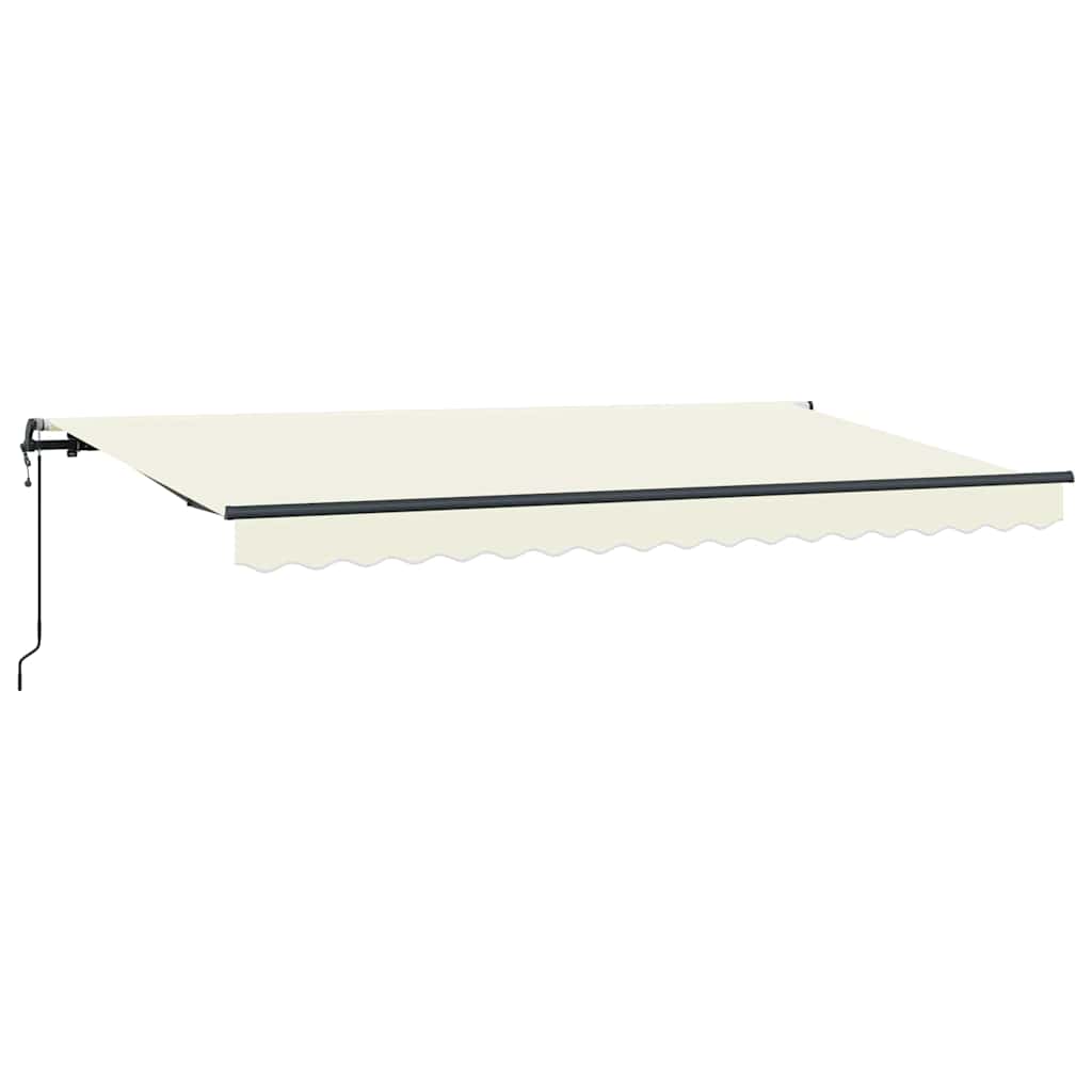 Vidaxx parasol pliable crème 400 x 200 cm en tissu