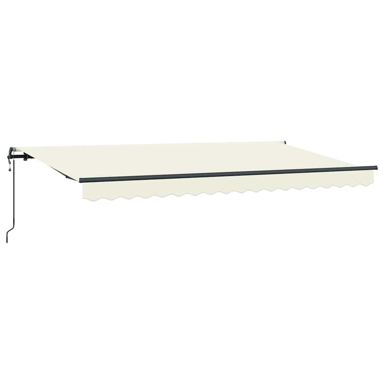 Vidaxx parasol pliable crème 400 x 200 cm en tissu